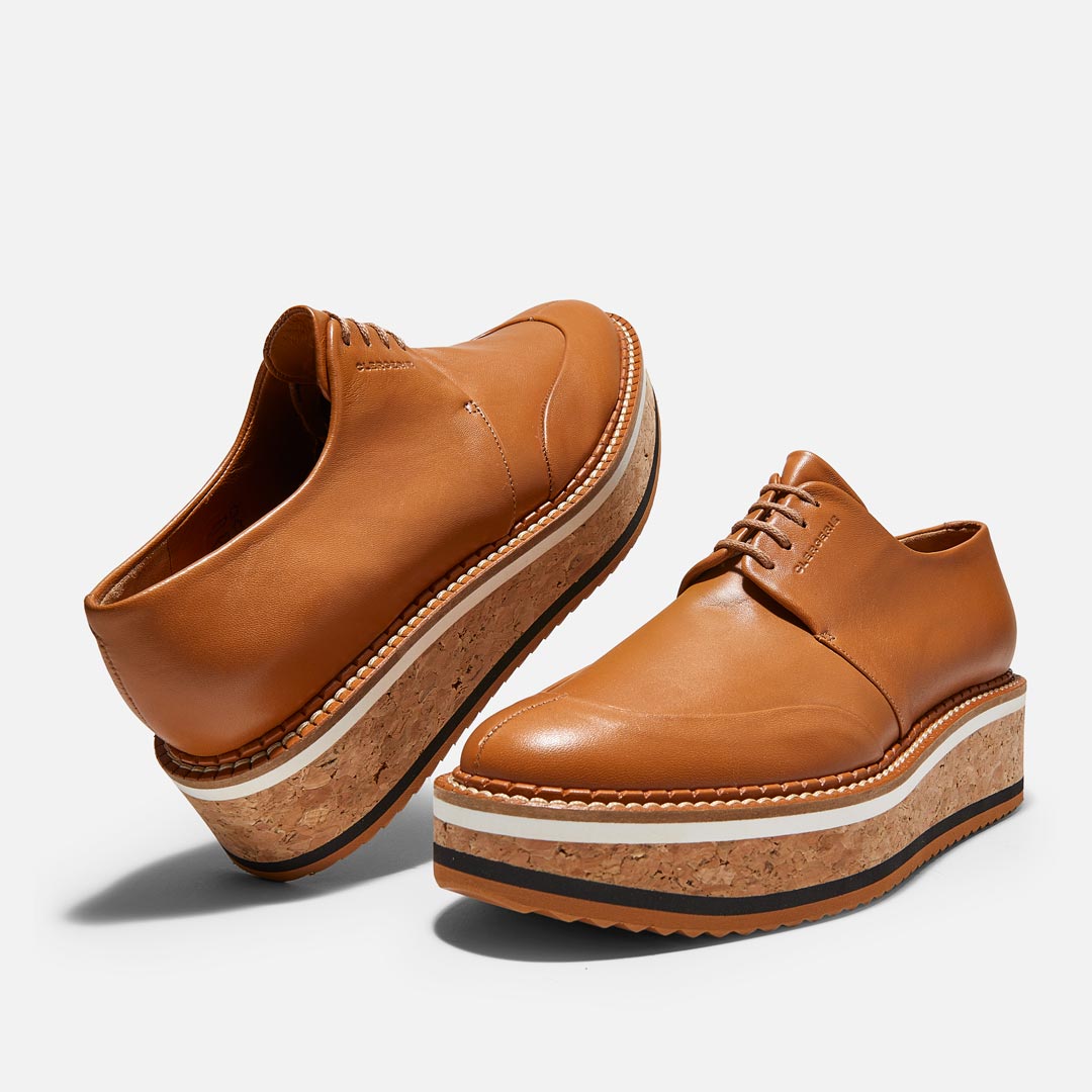 DERBIES - BREE derbies, rust lambskin || OUTLET