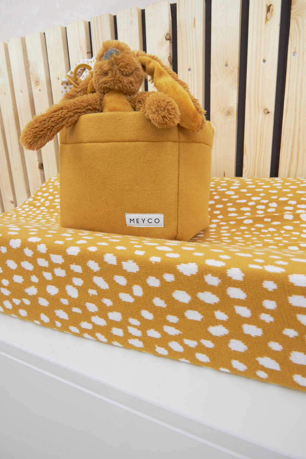 aankleedkussenhoes Cheetah honey gold