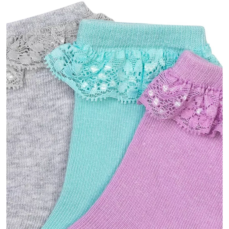 MINOTI 3er-Pack Socken Lila