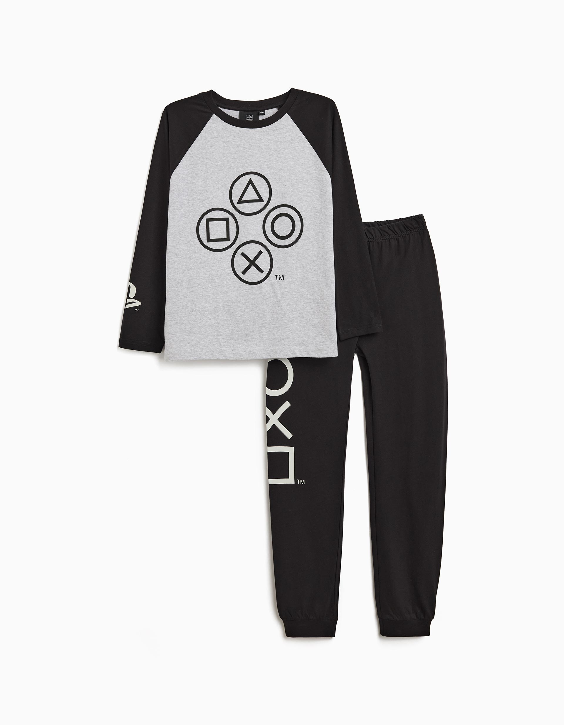 Pijama 'Playstation', Menino, Cinzento Claro