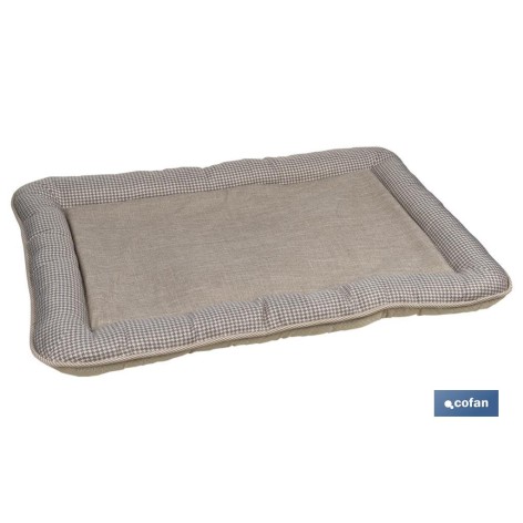 Cama acolchoada para animais de estimação, modelo Coco, 86 x 57 x 7 cm