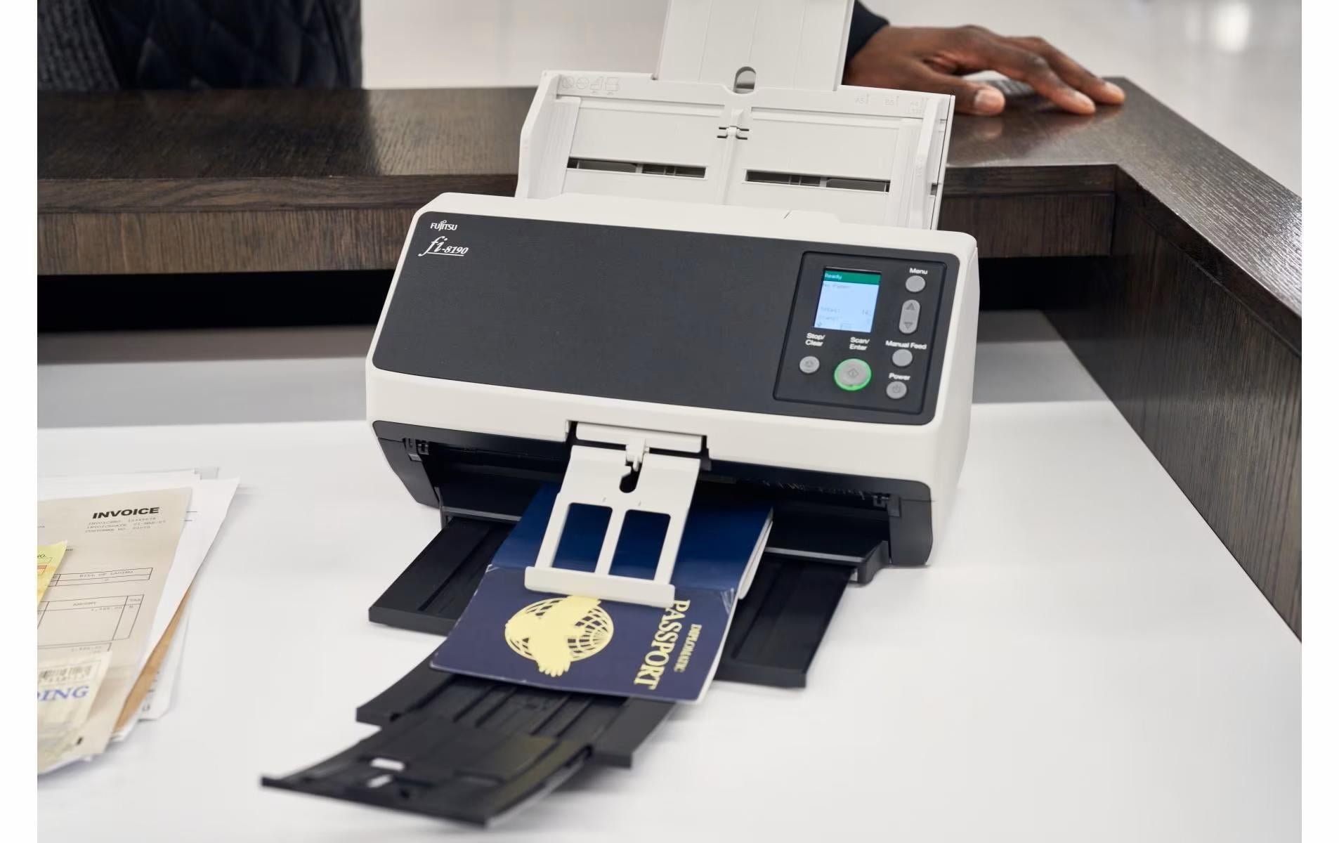 Dokumentenscanner fi-8190<br>Kompakter und vielseitiger A3-Dokumentenscanner