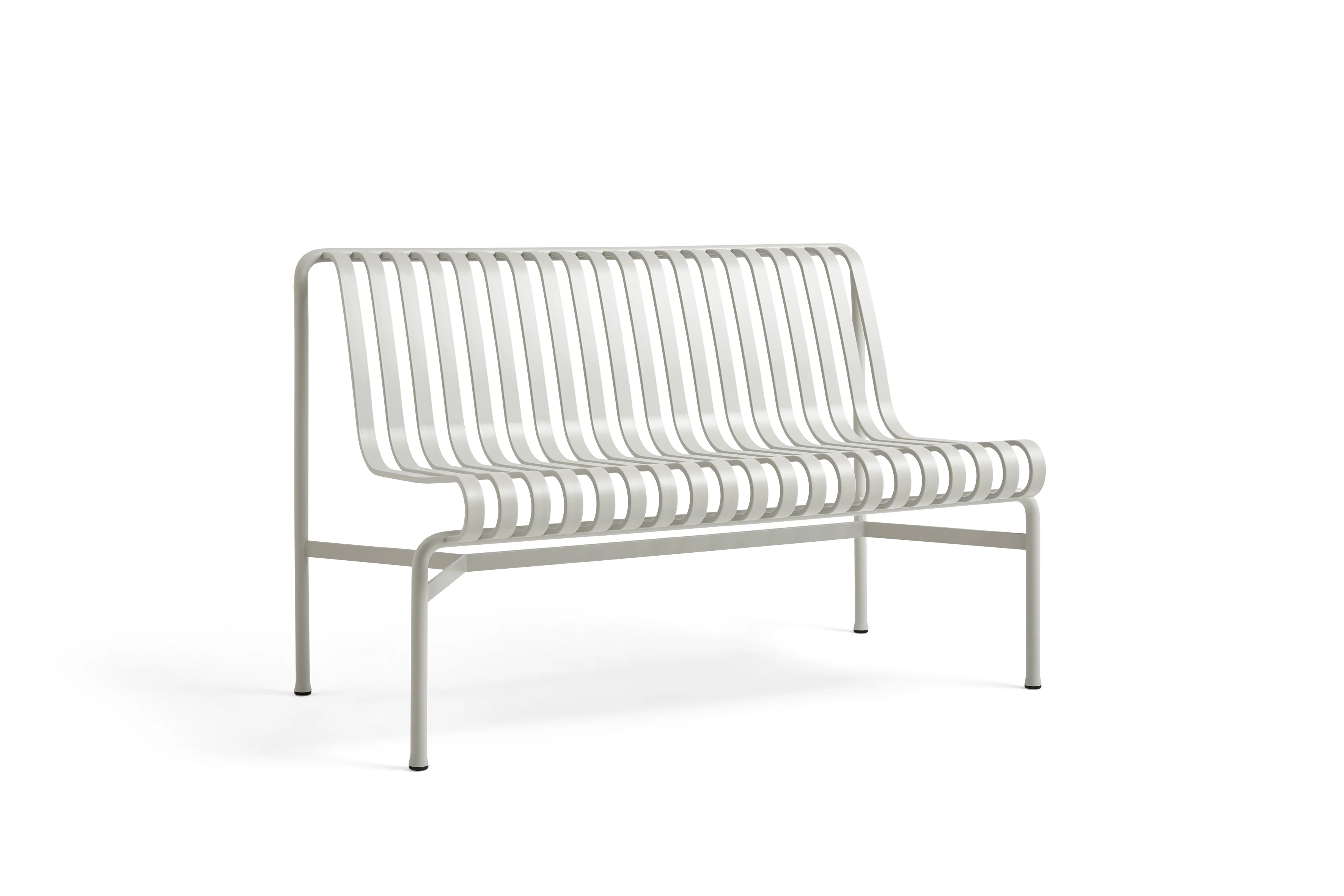 HAY  Palissade Dining bænk u/armlæn - Sky Grey