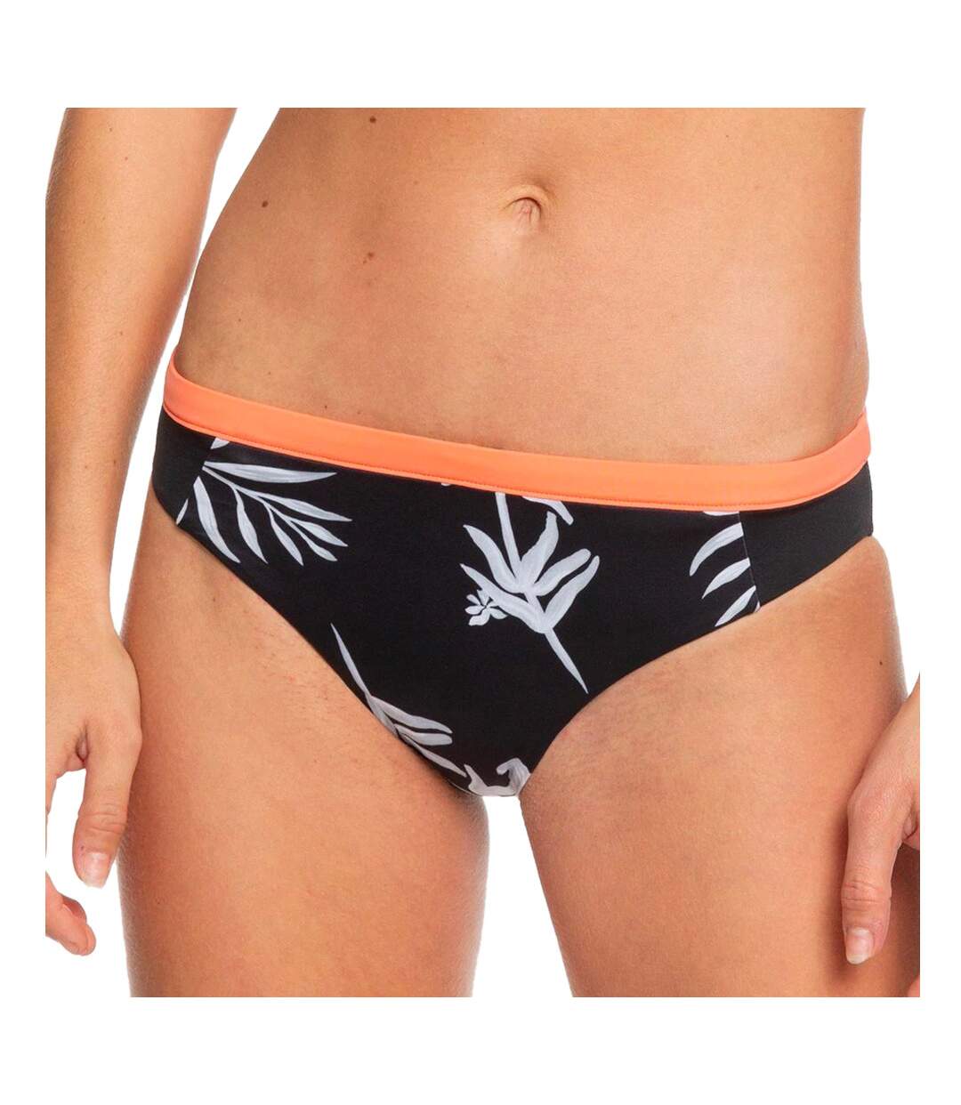 Bas de Bikini Noir/Blanc Femme Roxy Fitness 403789