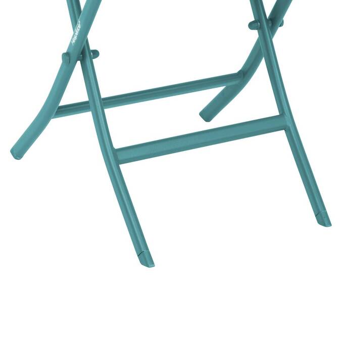 Table d'appoint de jardin pliante carrée GREENSBORO Vert opale