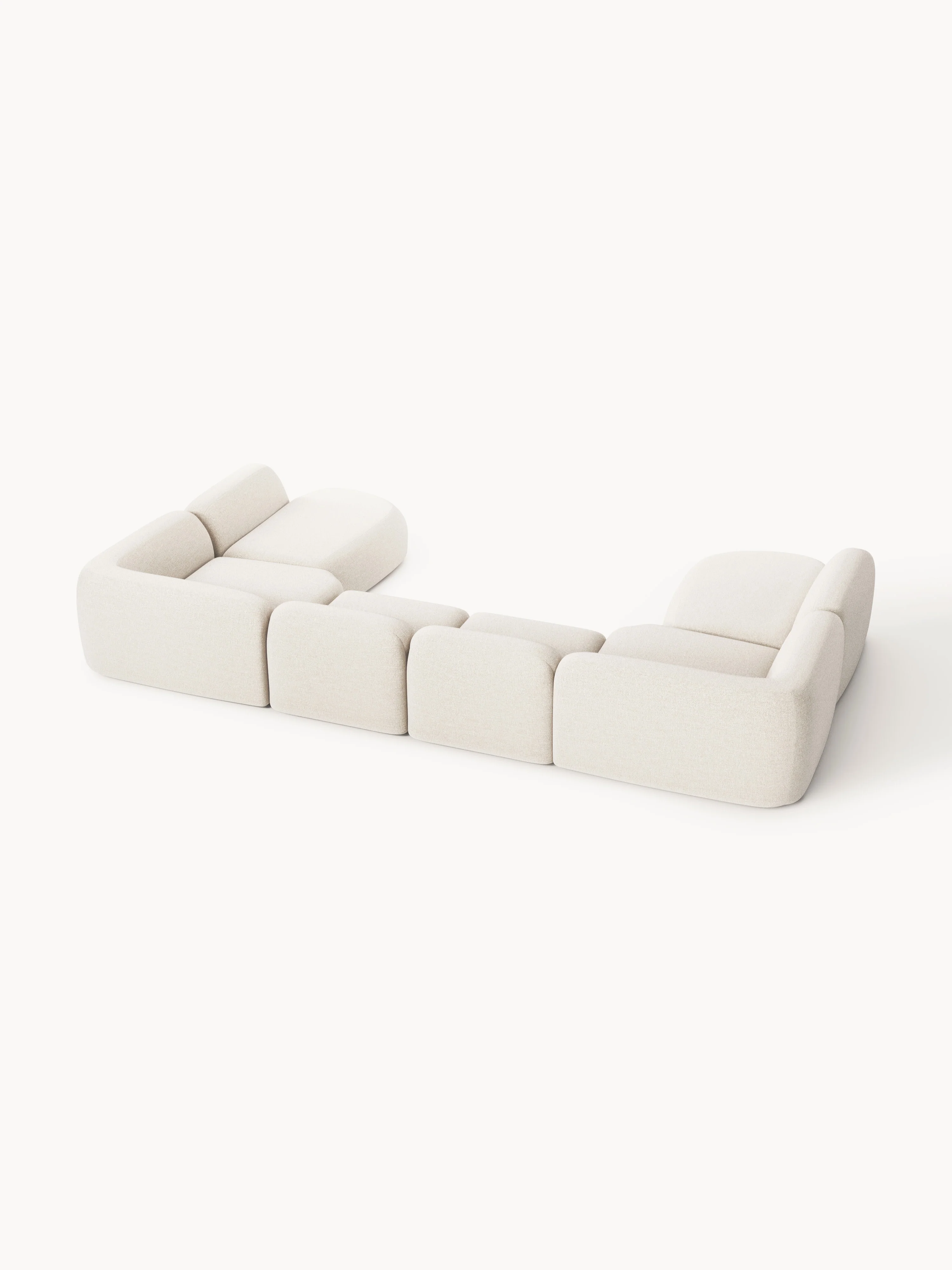 Modulaire bouclé XL bank Wolke