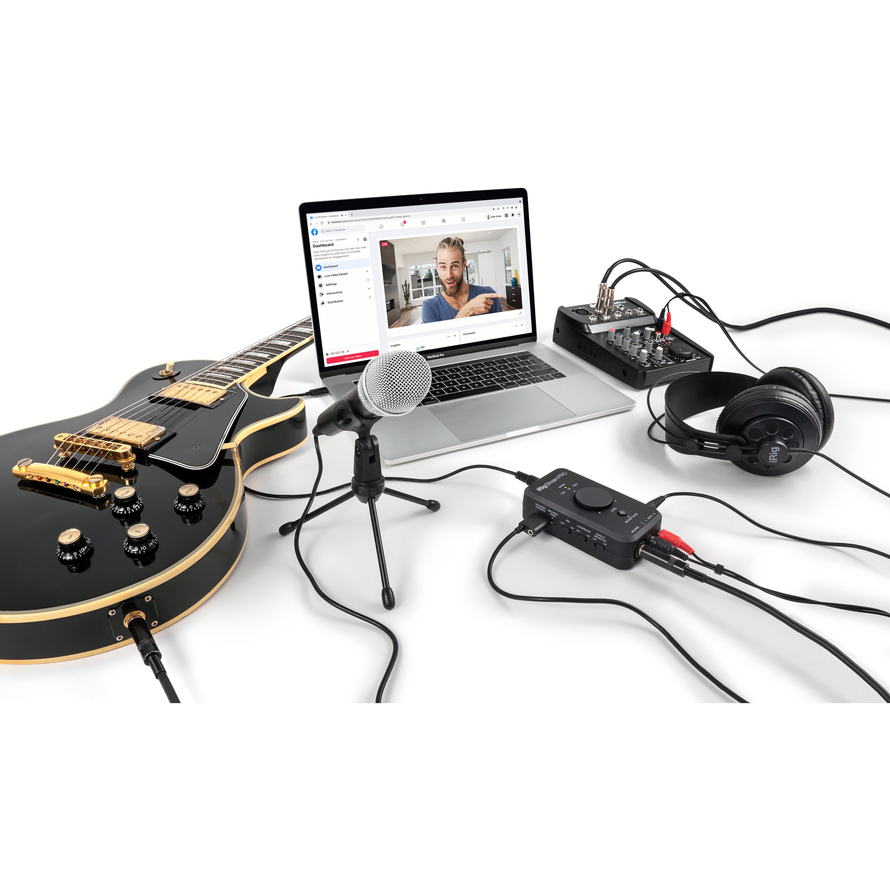 IK Multimedia iRig Stream Pro 4-in, 2-out streaming interface