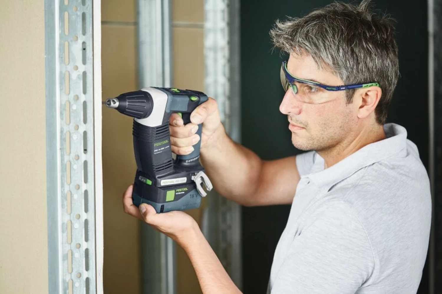 Festool DURADRIVE DWC 18-2500-Basic 18V Li-Ion accu bandschroefmachine body in systainer - 18Nm - 55mm - koolborstelloos