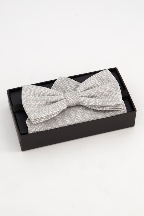 Set Fliege und Einstecktuch, Jacquard