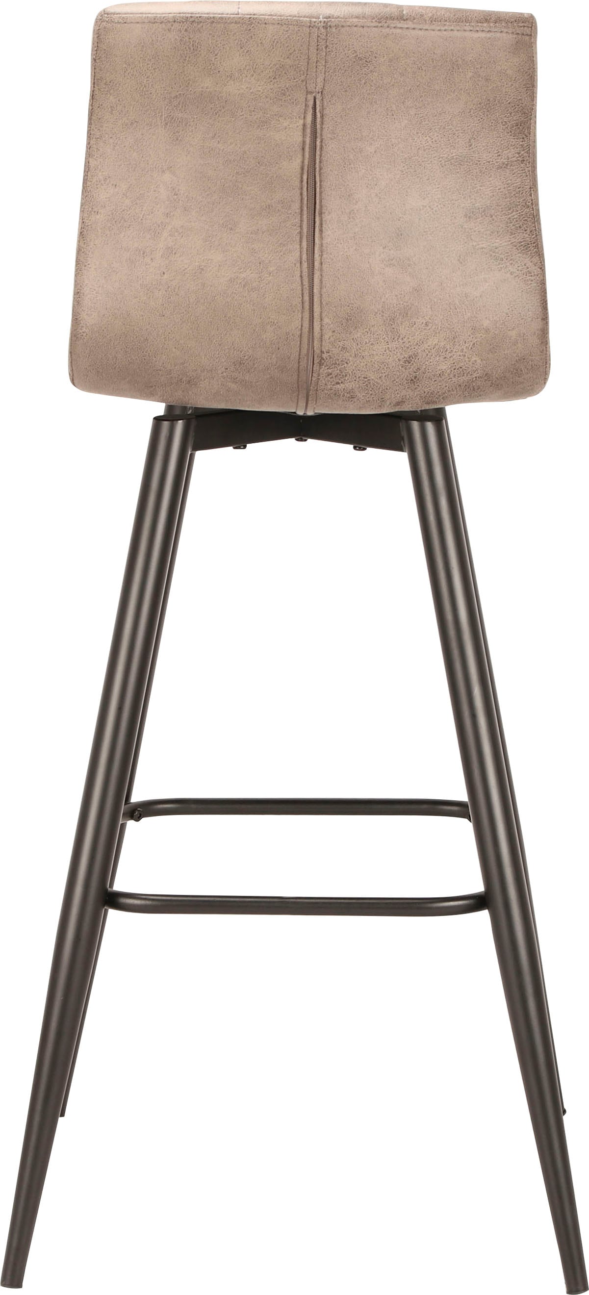 byLIVING Barhocker »Simone« Set, 2er, 2 Stk. tlg. 2er Set, Vintage braun oder Webstoff anthrazit