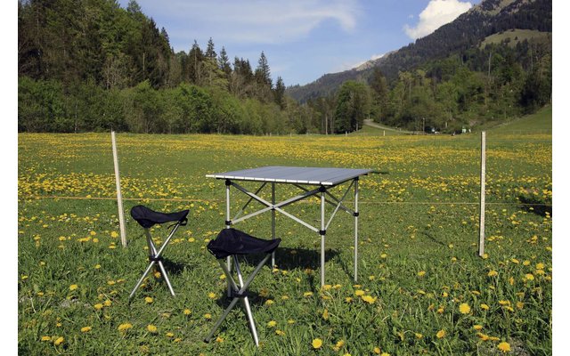 Basic Nature Travelchair Rolltisch klein 70 x 70 cm