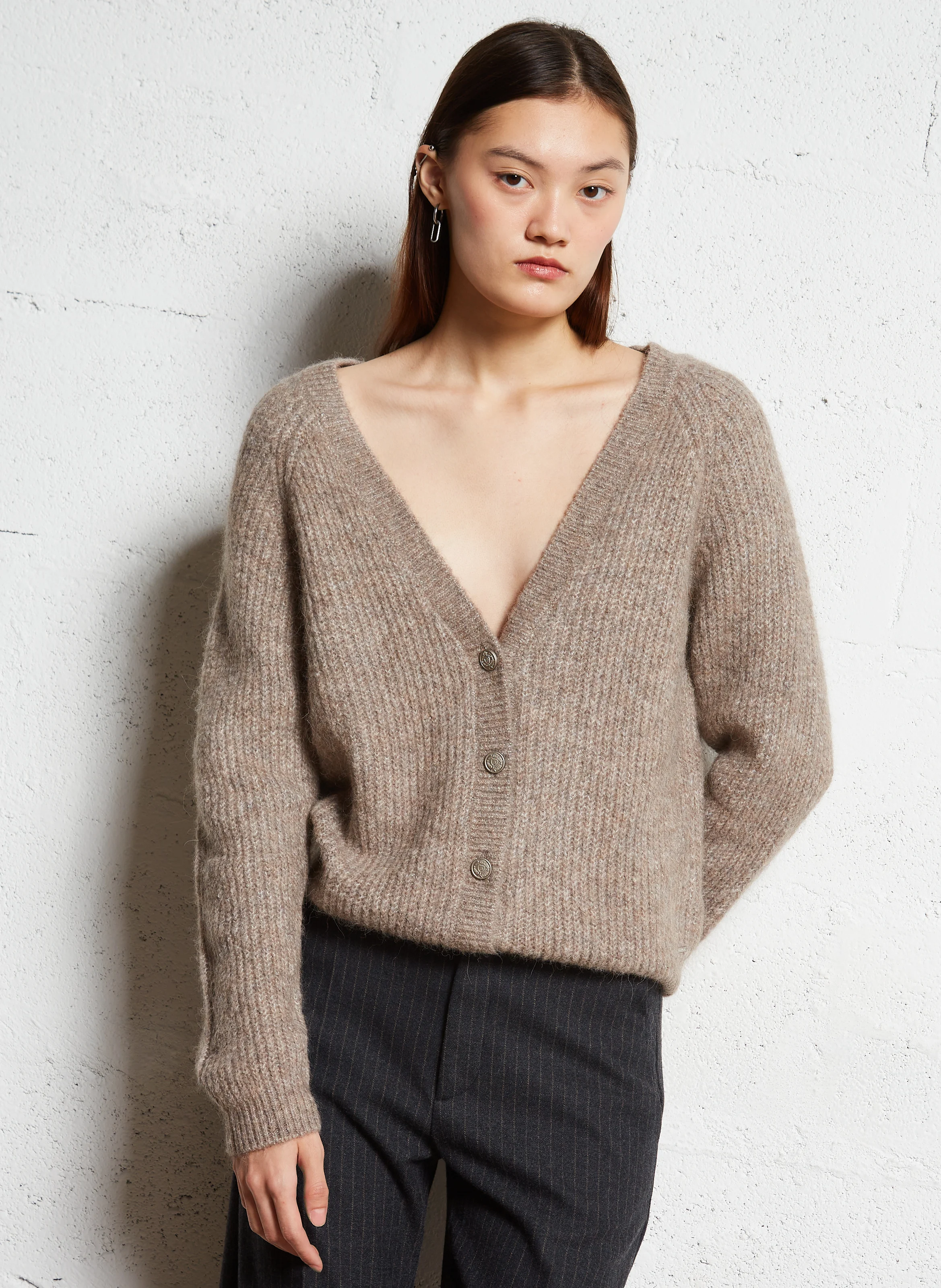Cardigan oversize | Beige