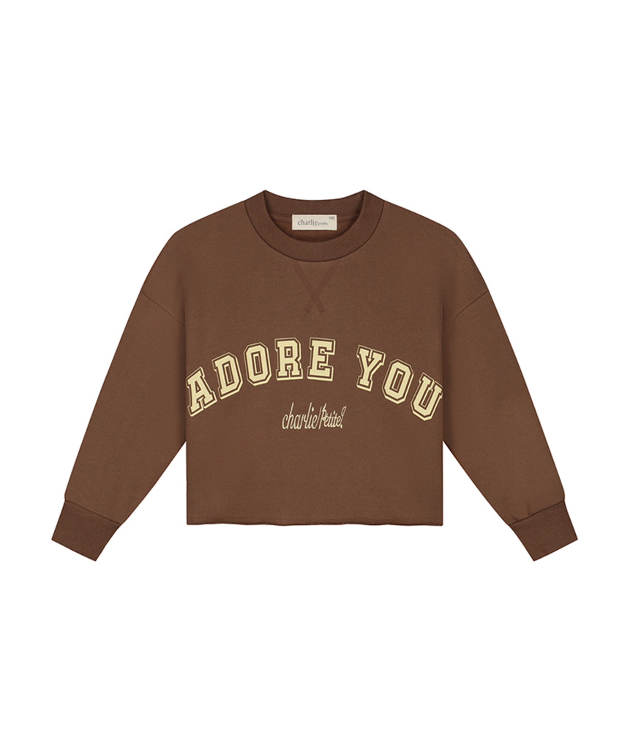 Charlie Petite Meisjes sweater bruin