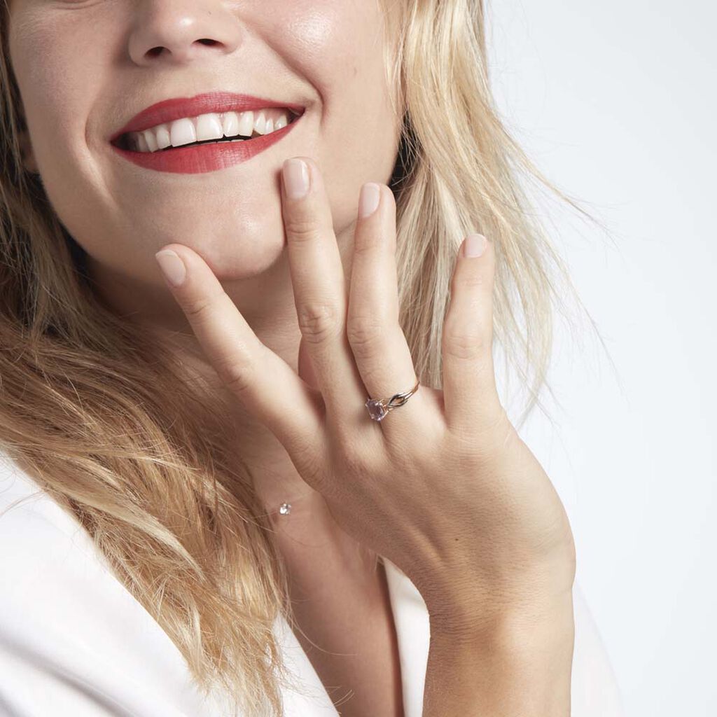 Bague Or Bicolore Bonnie Améthyste