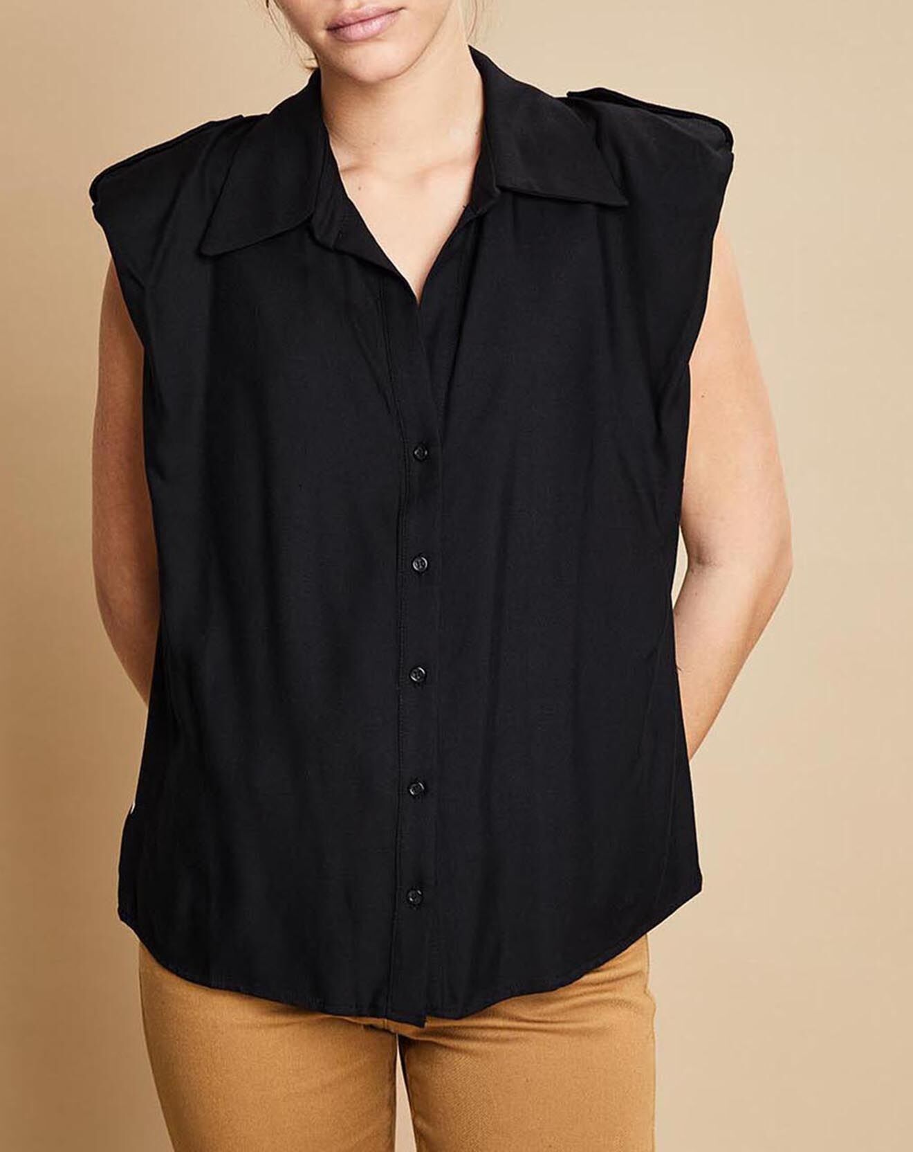 Belair Chemise Cacao noire