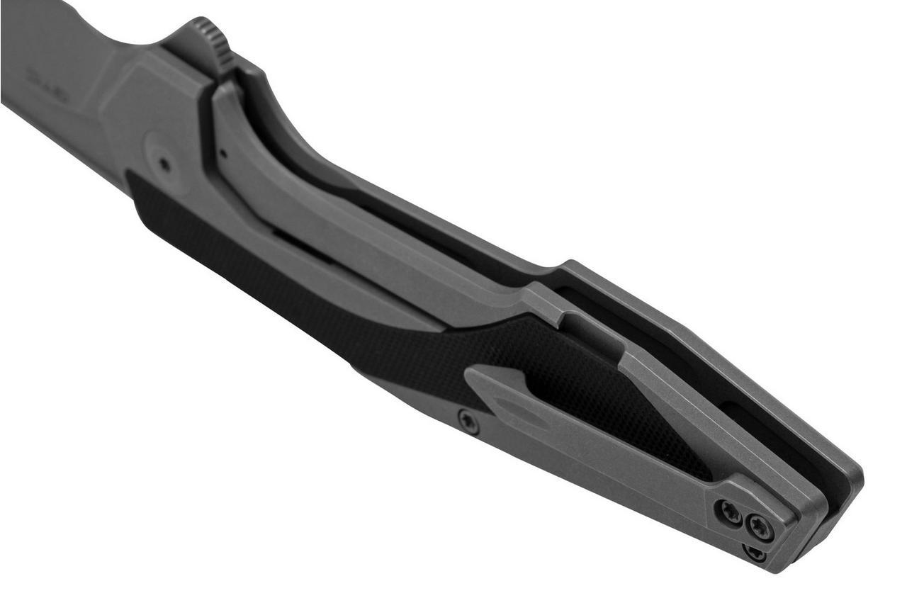 Civivi Hypersonic C22011-2 Gray Stainless, Black G10 zakmes, Gustavo T. Cecchini design