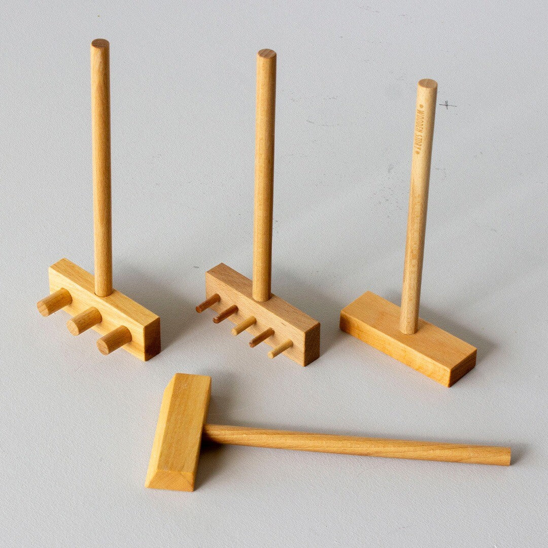 Wooden story speelbak accessoires - 4st
