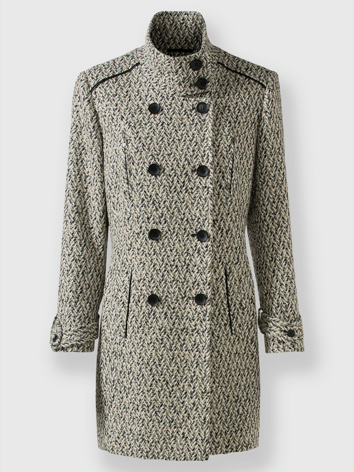 Veste motif structuré tendance