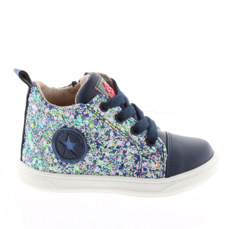 Acebos Acebos Pisa Paillettes Marine Zip