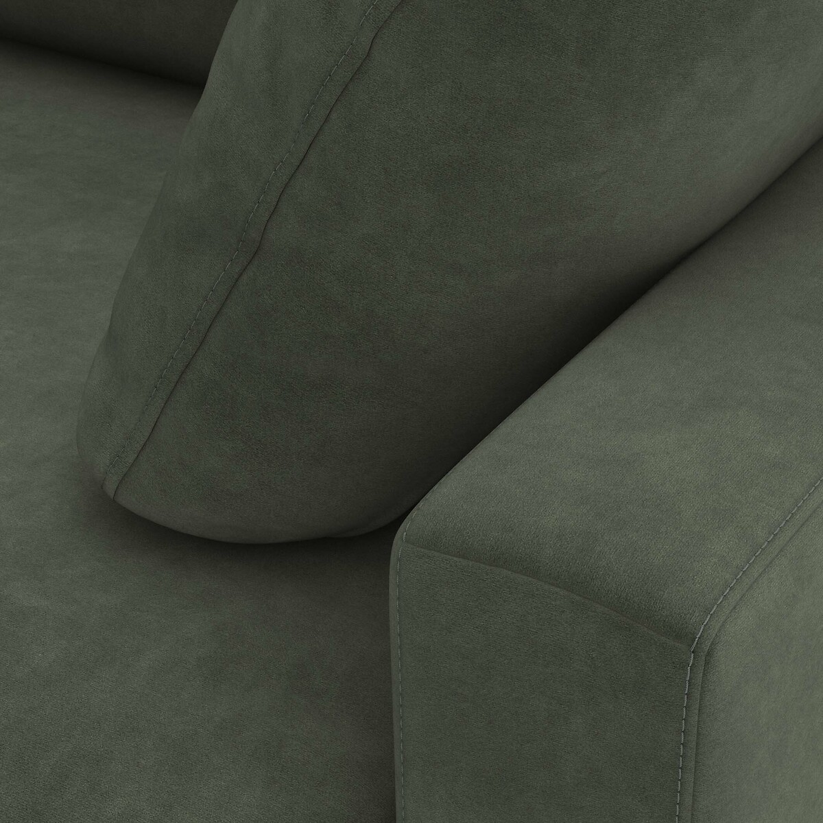 LA REDOUTE INTERIEURS<br>Sofá-cama em veludo, espuma HR premium, Timor
