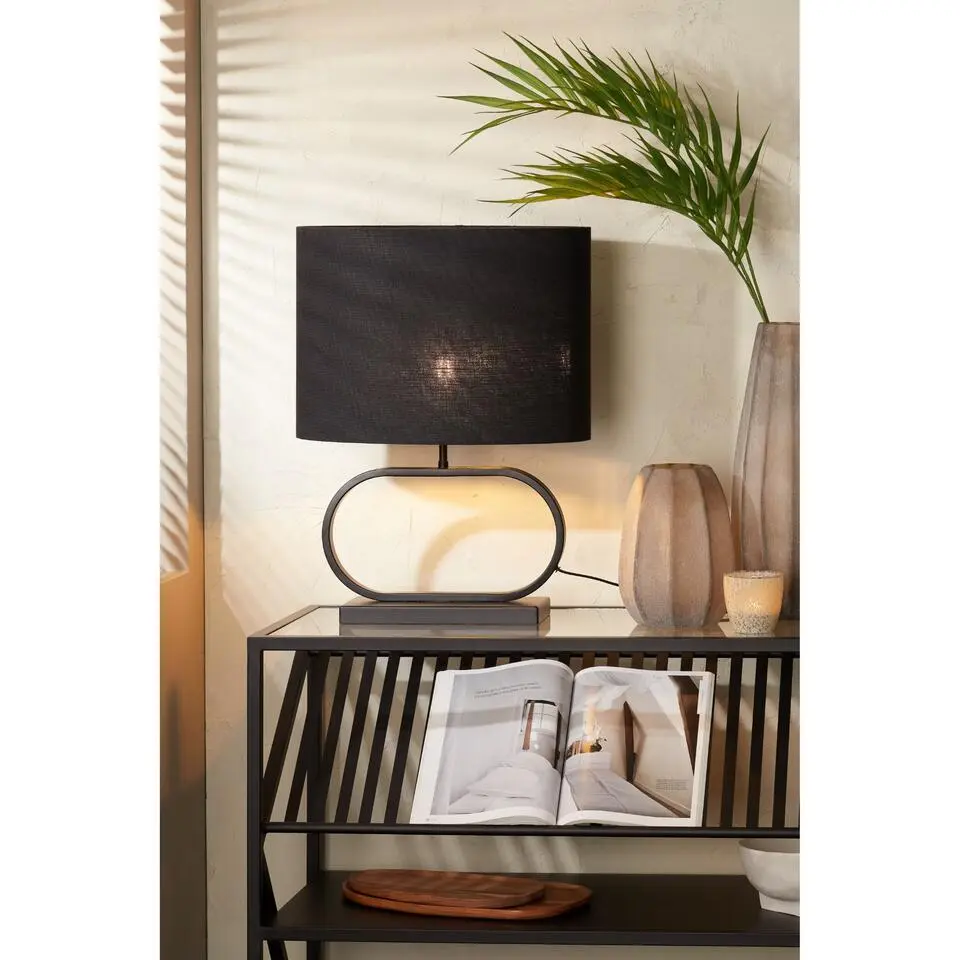 Lampvoet Jamiro - Zwart - 37x13x29cm