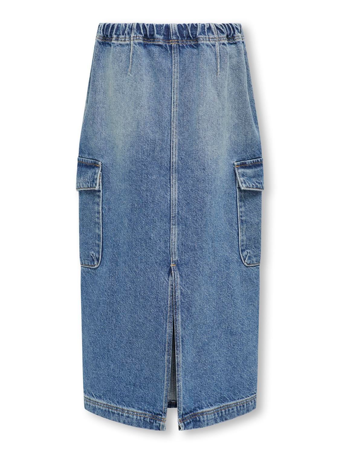 KOGSTELLA Jeansrock Medium Blue Denim