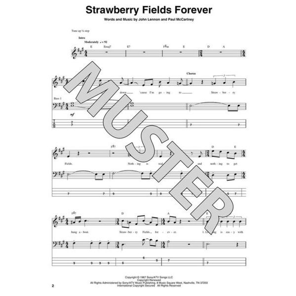 Hal Leonard The Beatles 1967-1970 Bass