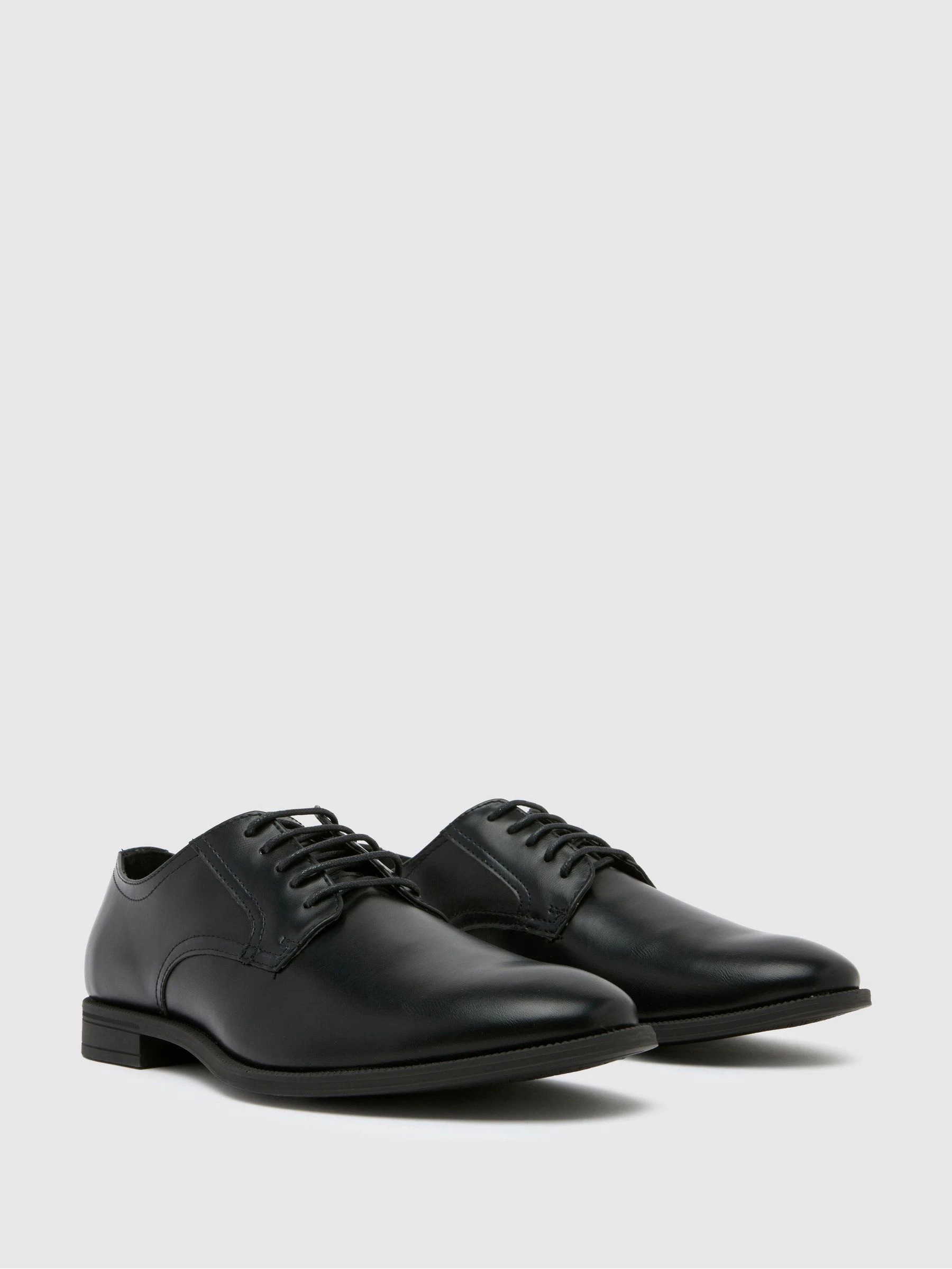 Zwart - Standaard - Schuh Malcolm schoenen met wijde pasvorm