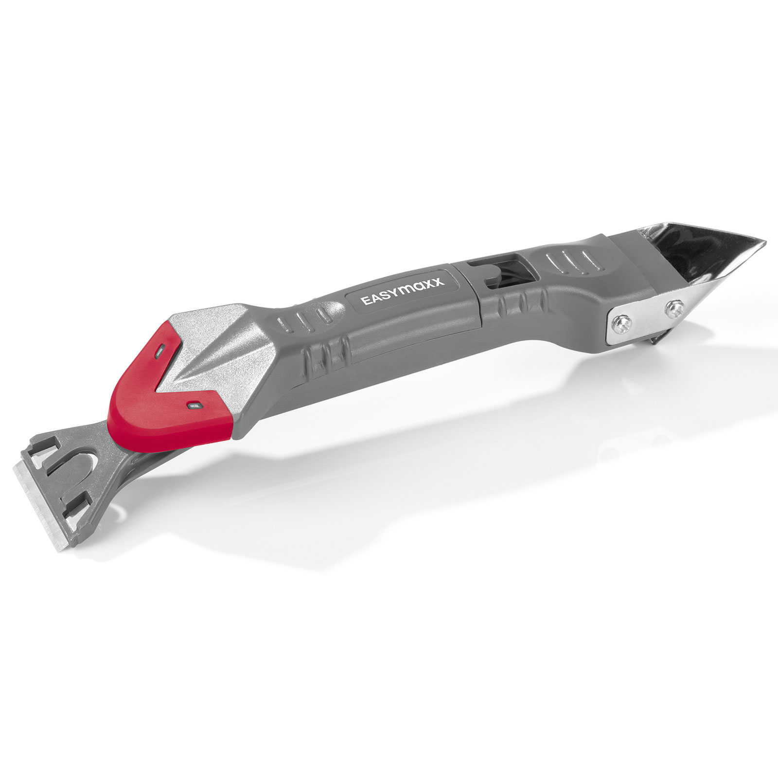 EASYMAXX Silikonentferner - grau-rot - 5 in 1