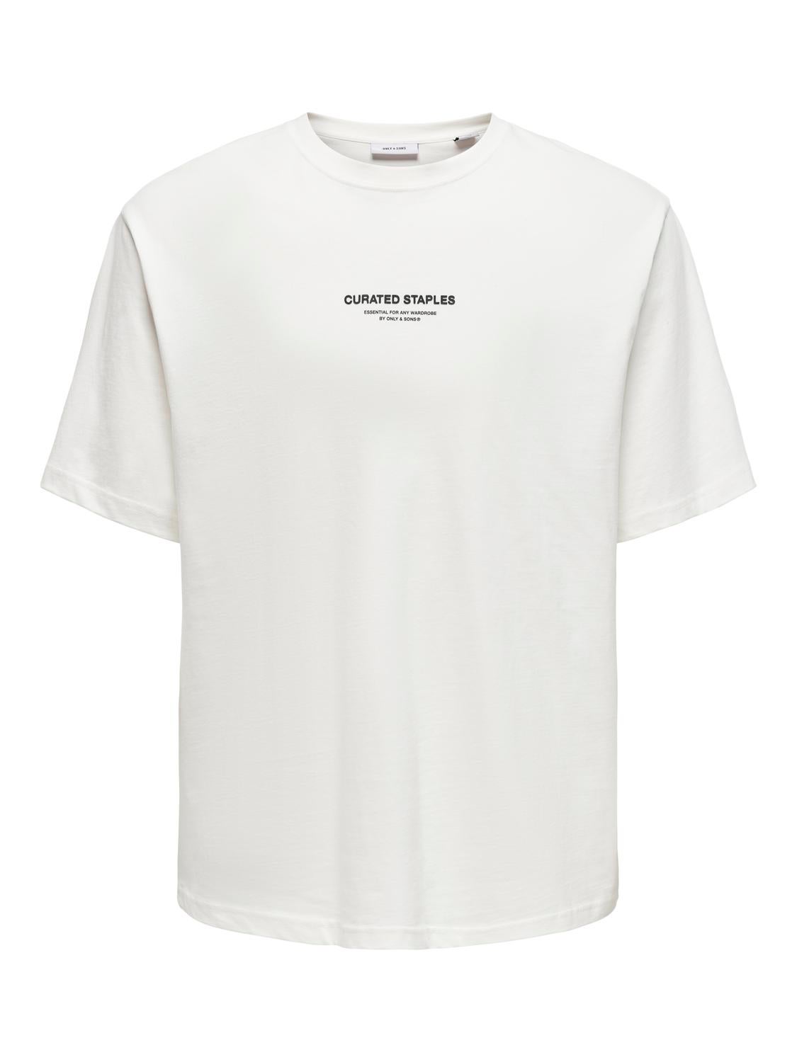 ONSCURATED T-shirt Cloud Dancer