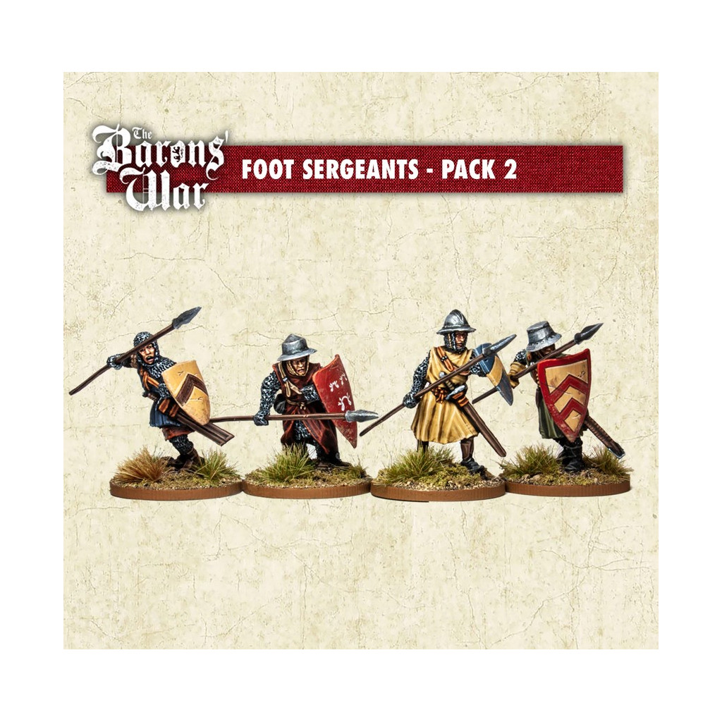 The Baron's War - Foot Sergeants with Spears 1