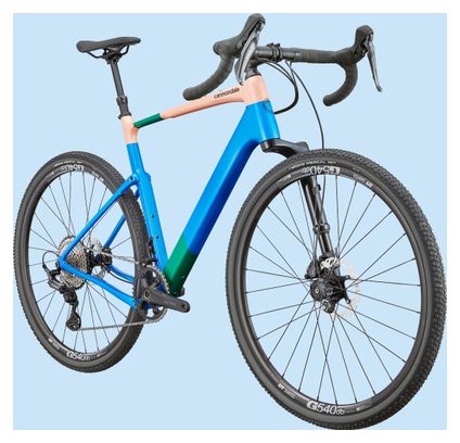 Gravel Bike Cannondale Topstone Carbon 2 Lefty Shimano GRX 12V 700 mm Bleu