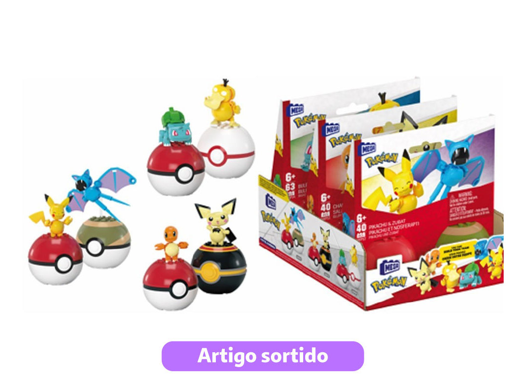 POKE BALL MEGA POKEMON MODELOS SORTIDOS