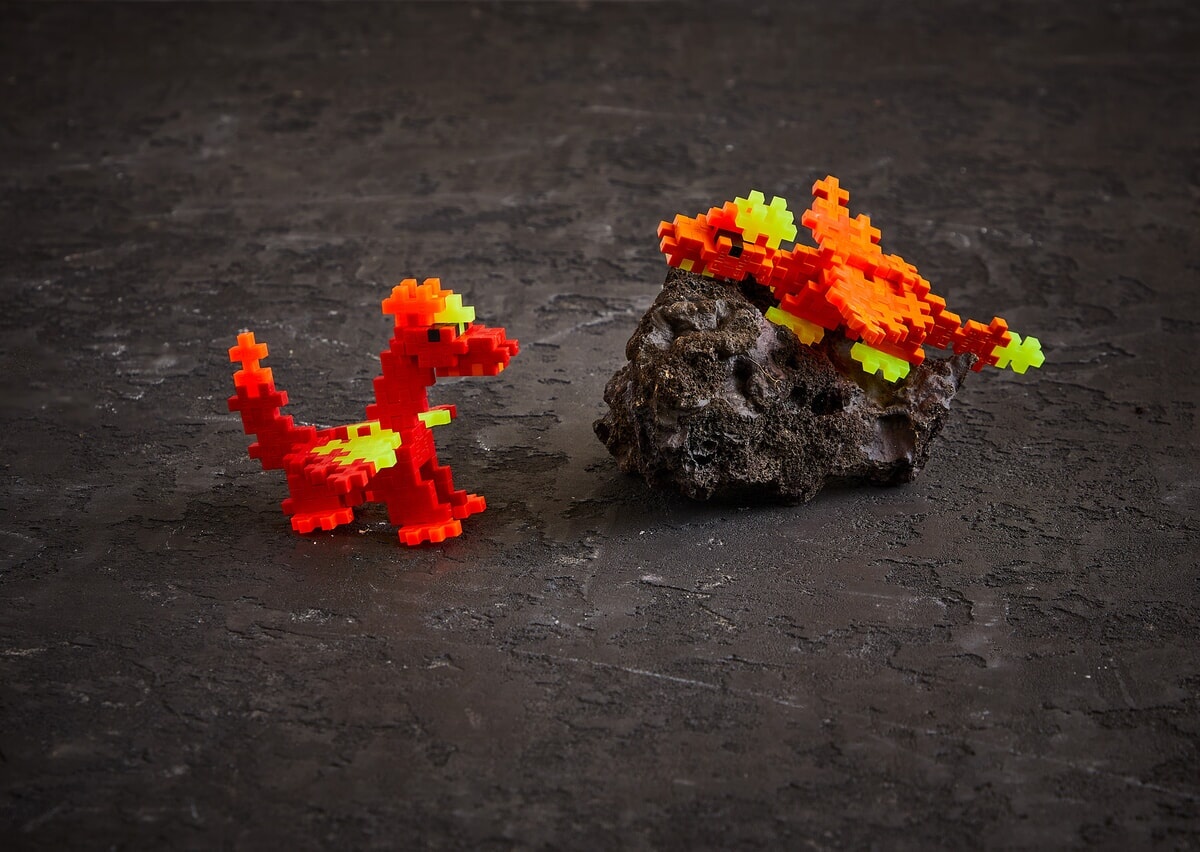 Plus Plus Plus Plus Tube - Fire Dragons (100 stukjes)