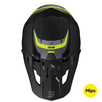 Casque cross Shot CORE - CUSTOM 2024 - Jaune