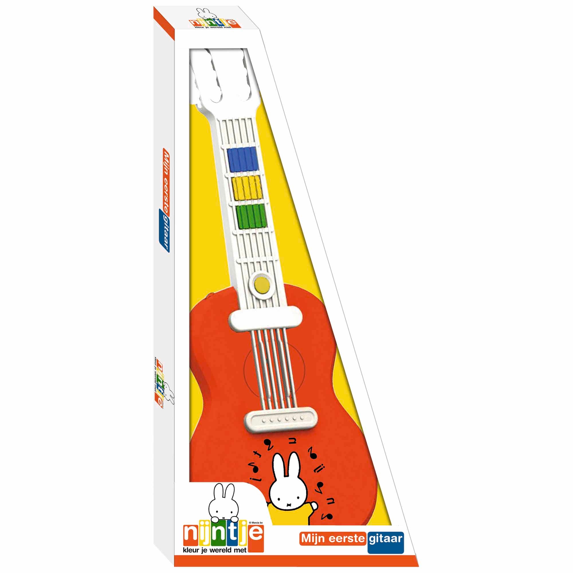 Nijntje speelgoedinstrument - Mijn eerste gitaar oranje