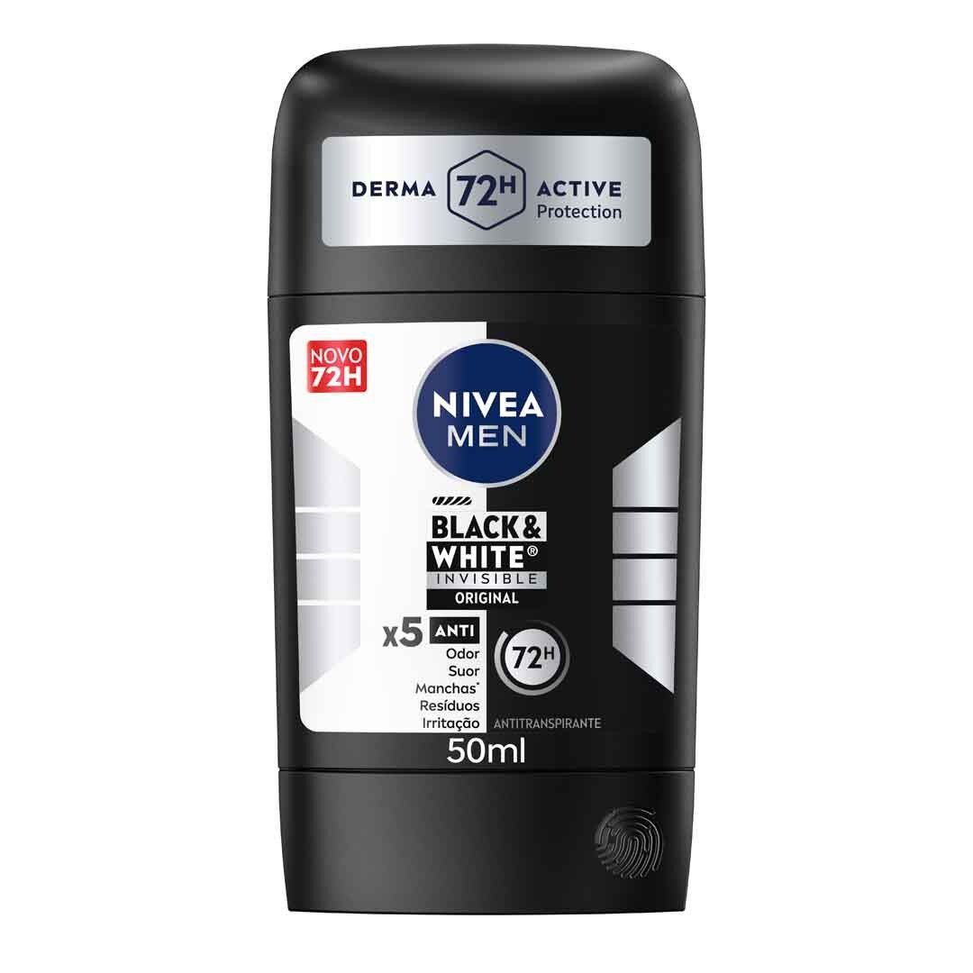 NIVEA  Desodorizante Stick Black&White Original - 50ml