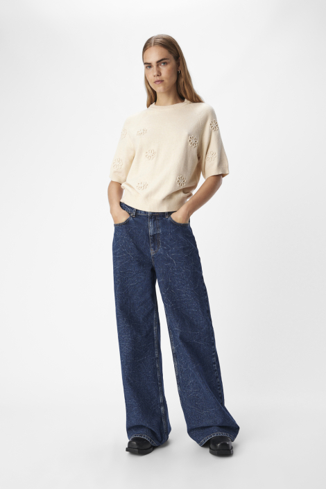 Object beige dames trui