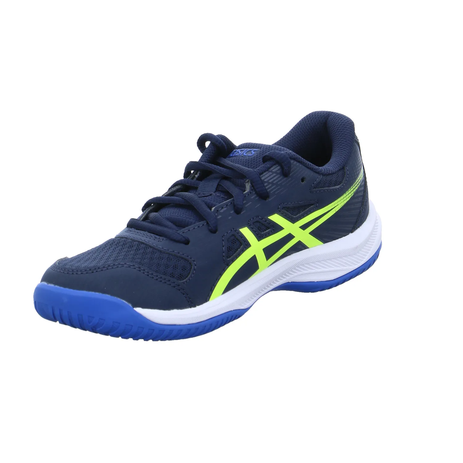 ASICS Kinder Indoor Blau Synthetik