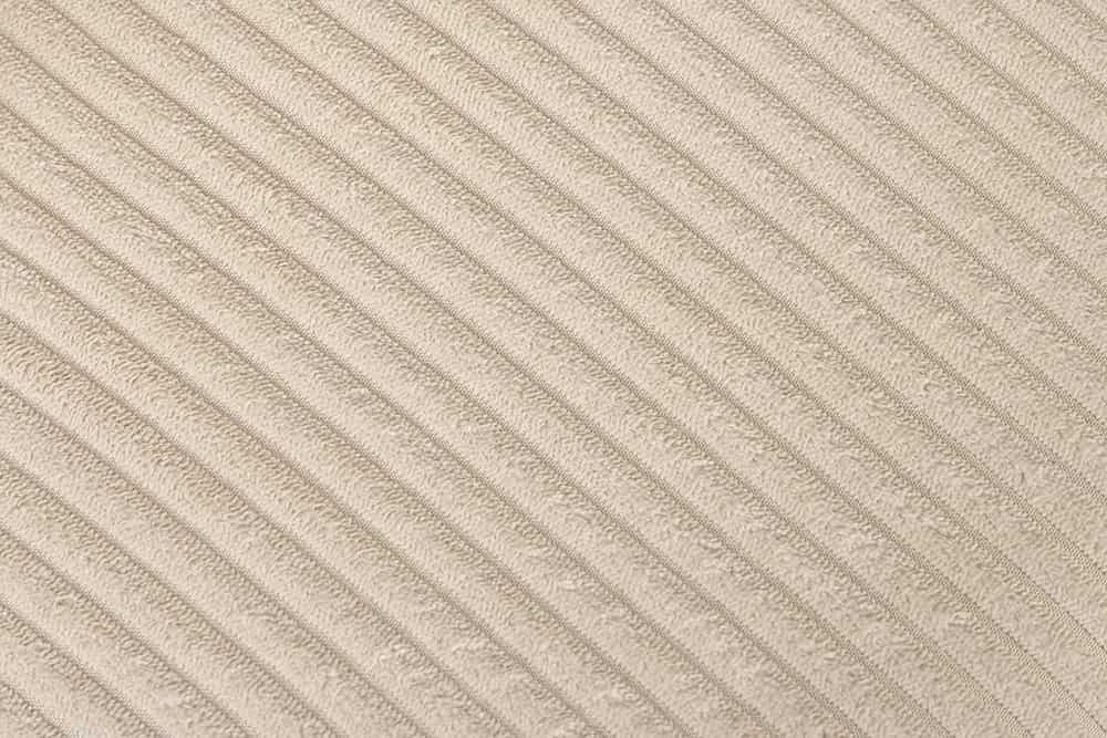 Design Stuhl LYON beige Cord schwarze Metallbeine