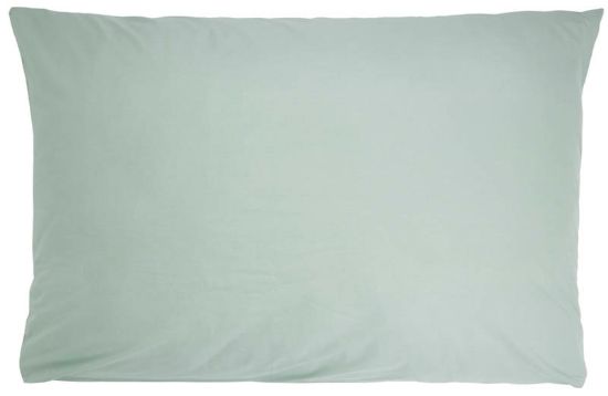 Plain cotton putevar 50x70 aqua