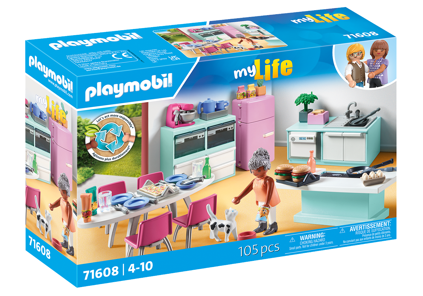 Playmobil - Køkken med spiseplads (71608)
