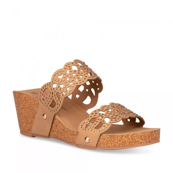 Mules COGNAC LADY GLAM