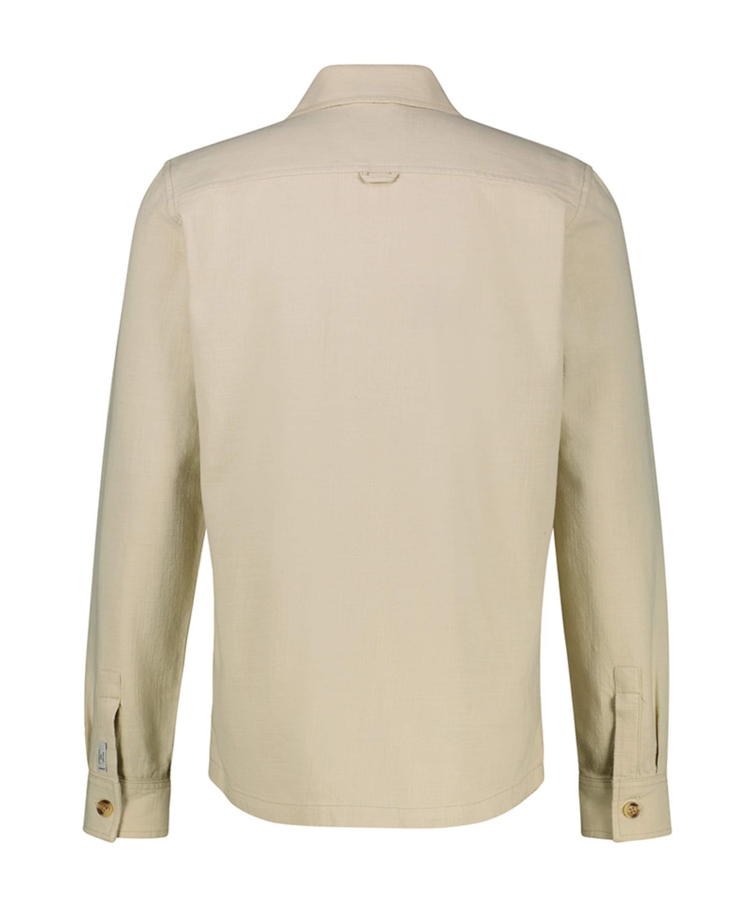 Lerros Heren overhemd lange mouw beige