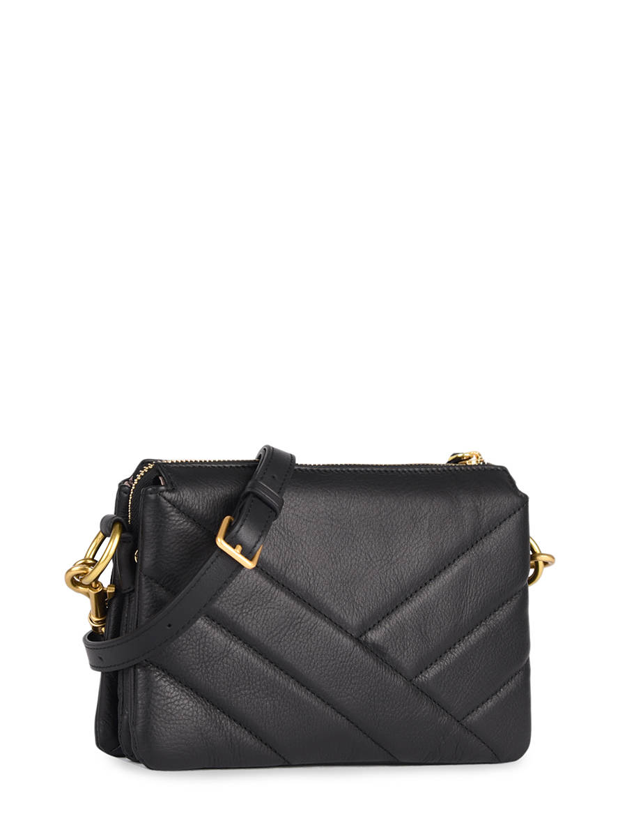 SAC BANDOULIERE Soft matelass cuir LANCASTER