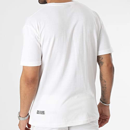Ensemble Tee Shirt Et Short Jogging Empire Blanc