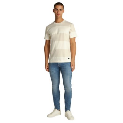 Tee-shirt à manches courtes homme Woven Label Regular CALVIN KLEIN