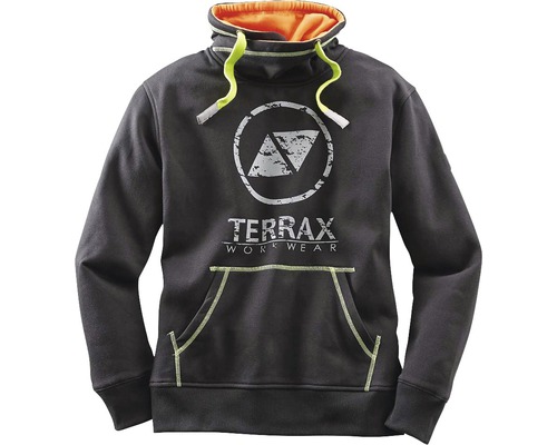 TX Workwear sweatshirt maat 3XL zwart/limoen