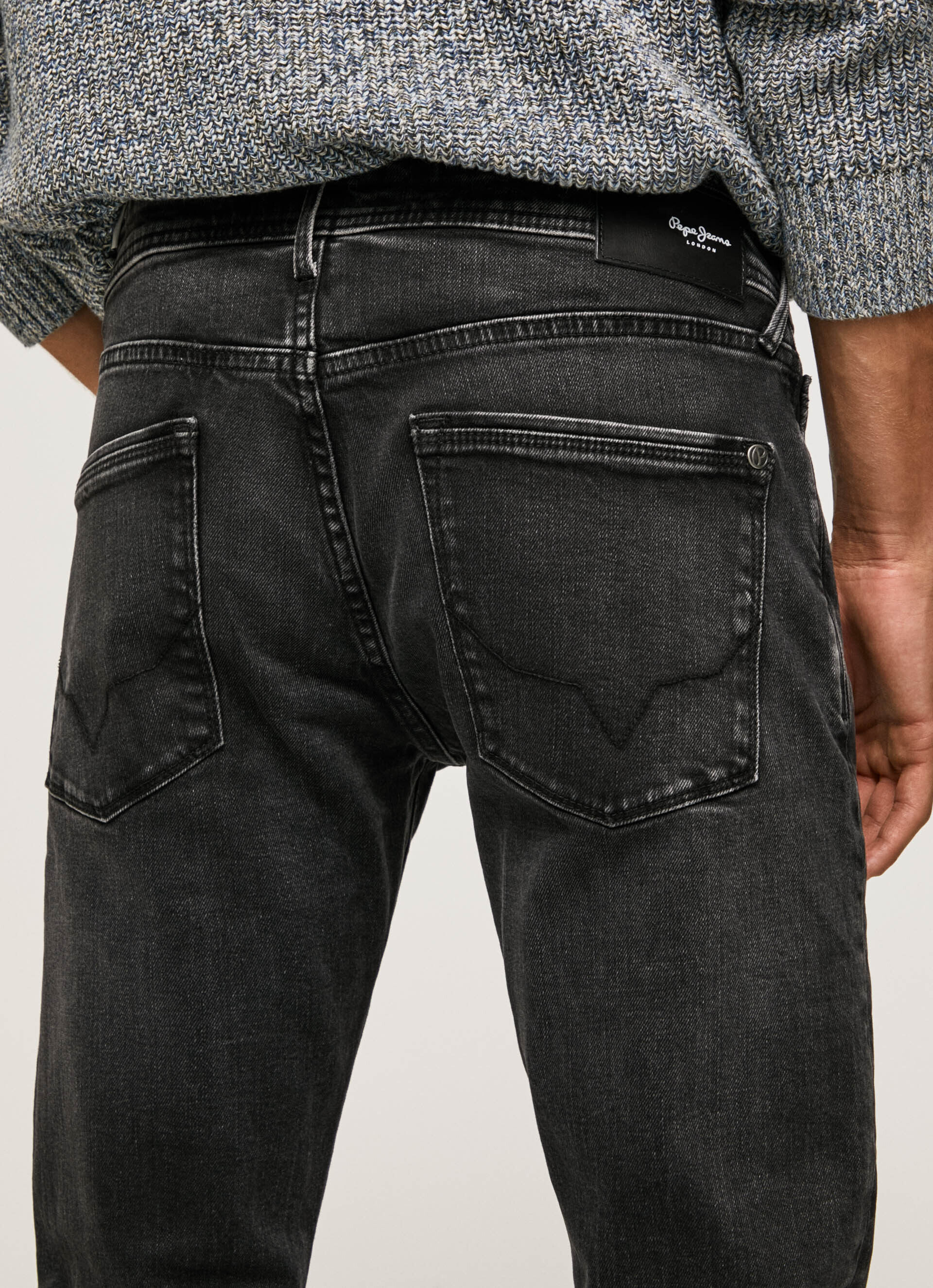 Calça jeans Stanley, corte e cintura regulares - jeans