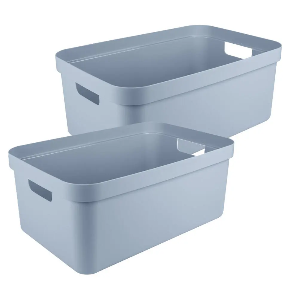 Sunware opbergbox Sigma - kunststof - 45L - lichtblauw